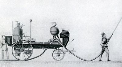 O primeiro motor a vapor, c1830 de Unbekannt