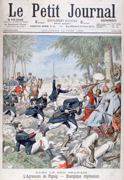 A forte repressão de Figuig, sudeste de Marrocos, 1903 de Unbekannt