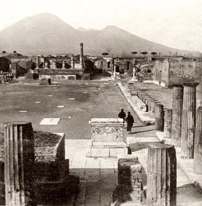 O fórum de Pompéia, Itália, 1894 de Unbekannt