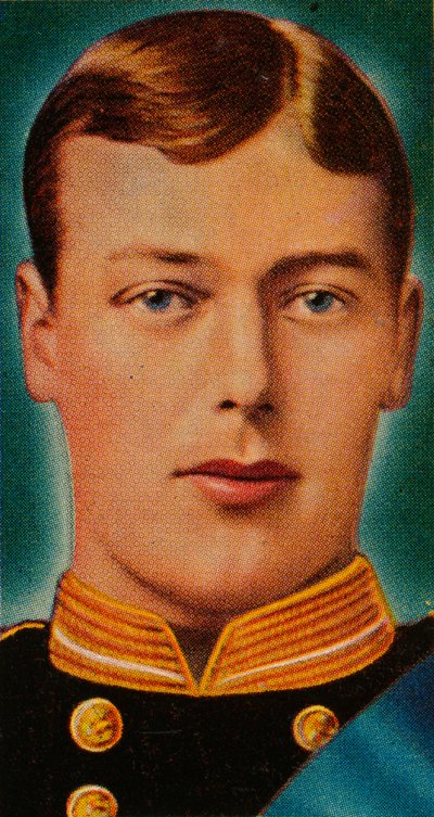 O futuro rei George V quando ele era subtenente da Marinha Real, década de 1880 de Unbekannt