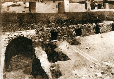 O grande terraço no criptoportico, Pompéia, Itália, c1900s de Unbekannt