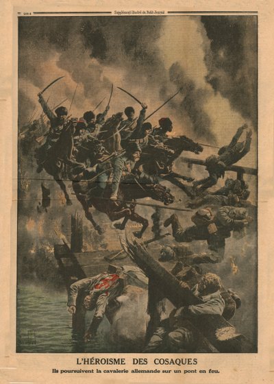 O heroísmo dos cossacos, 1915. de Unbekannt