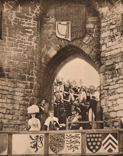 A investidura do príncipe de Gales no castelo de Caernarvon, 13 de julho de 1911 1935 de Unbekannt