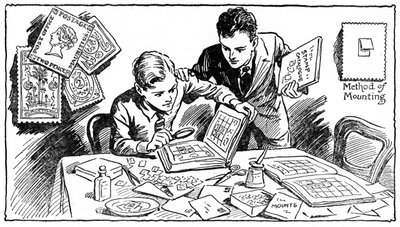As alegrias de colecionar selos, 1937 de Unbekannt