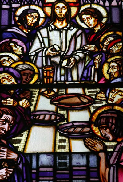A última ceia. Tabernáculo. Capela Colombiere. Paray le Monial France. de Unbekannt