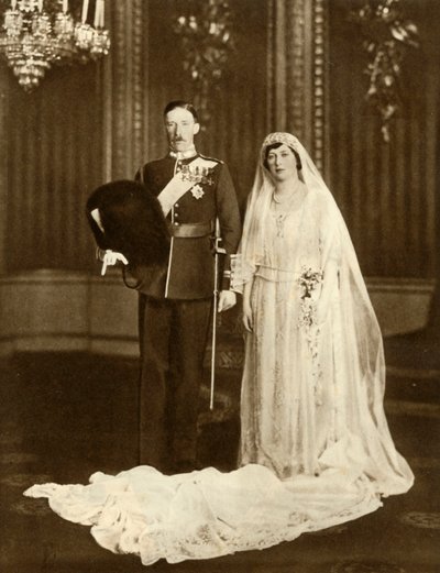 O casamento da princesa Mary e o visconde Lascelles, 28 de fevereiro de 1922, 1935. de Unbekannt