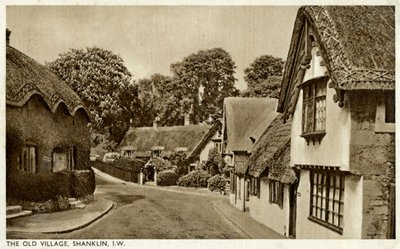 A antiga vila, Shanklin, Ilha de Wight, século 20 de Unbekannt