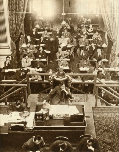 Abertura de Dail Eireann, ou Câmara dos Deputados, Dublin, Irlanda, 9 de setembro de 1922, 1935. de Unbekannt