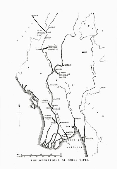 As operações da Force Viper, Birmânia, Segunda Guerra Mundial, 1942-1943 1944. de Unbekannt