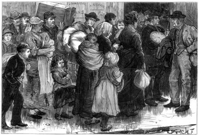 O escritório de penhor em Merthyr-Tydfil, país de Gales, 1875 de Unbekannt