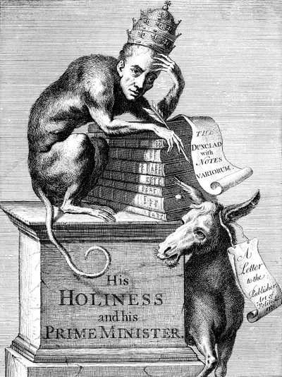 O phiz e o caráter de uma hiper-crítica e comentadora de Alexandrina, 1728 de Unbekannt