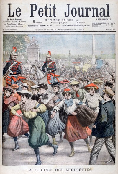 A corrida da Midinette, 1903 de Unbekannt