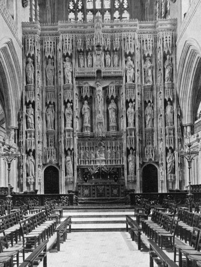 Os reredos da Catedral de Winchester, 1924-1926 de Unbekannt