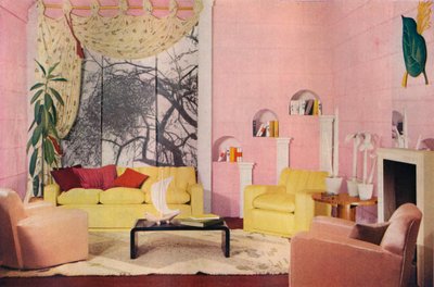 A sala de estar de 1937, 1937 de Unbekannt