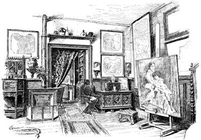 O estúdio menor de Paul-Jacques-Aime Baudry, c1880-1882 de Unbekannt