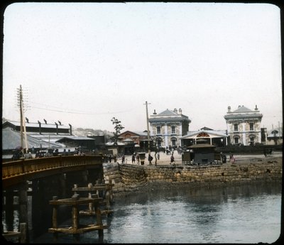 A estação, Yokohama, Japão de Unbekannt