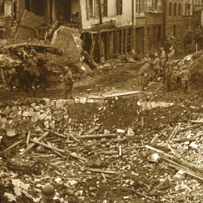 A tomada de Ham, norte da França, 1917 de Unbekannt