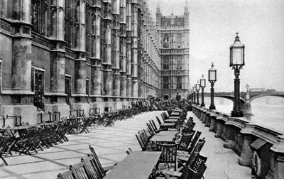 O terraço da Câmara dos Comuns, Londres, 1926-1927 de Unbekannt