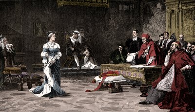 O julgamento da rainha Catarina, 1529 1905. de Unbekannt