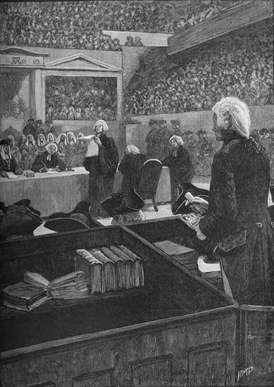 O julgamento de Warren Hastings, 1788-1795 1905 de Unbekannt