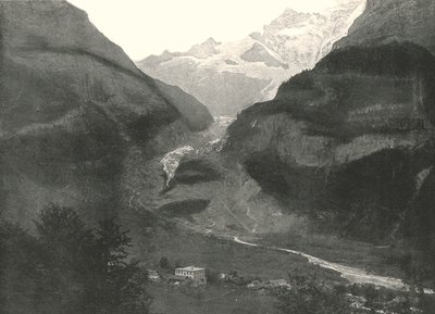 O vale, Grindenwald, Suíça, 1895. de Unbekannt