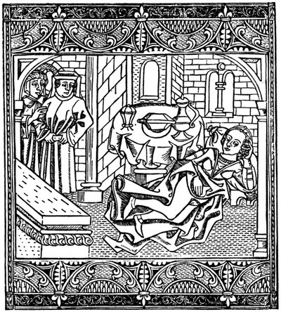 A esposa de Xanthus dormindo, 1485 1964 de Unbekannt
