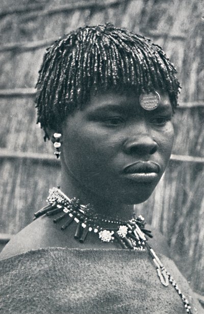 A esposa de um chefe sul-africano, 1912 de Unbekannt