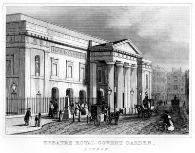 Teatro Royal Covent Garden, Westminster, Londres, século XIX de Unbekannt