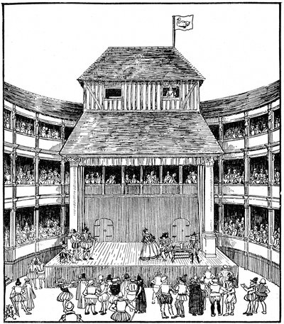 Teatro ou teatro na época de Elizabeth I de Unbekannt