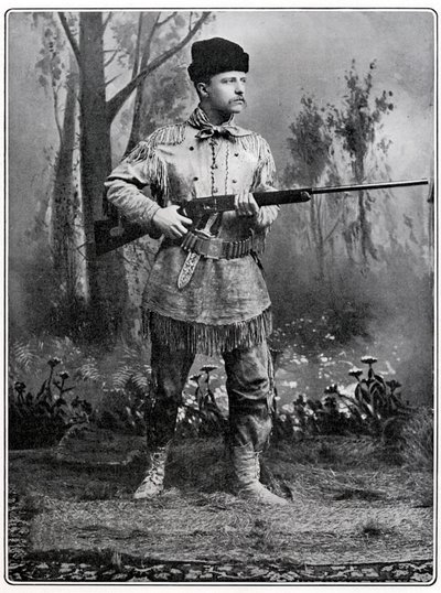 Theodore Roosevelt, soldado e político americano, c1898 de Unbekannt