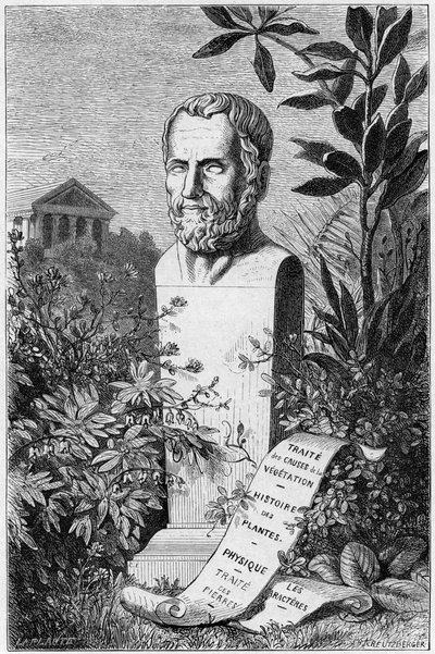 Teofrasto, filósofo e cientista da Grécia Antiga, 1866 de Unbekannt