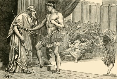 Teseu e Egeu, 1890. de Unbekannt