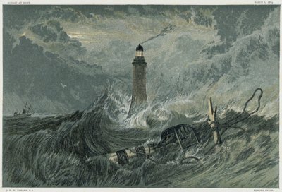 Terceiro farol de Eddystone, século XIX de Unbekannt
