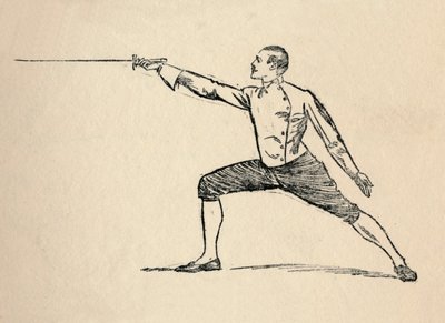 Terceira Posição - Esgrima, 1912 de Unbekannt