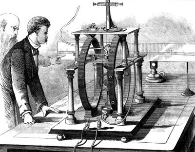 Thomas Edisons melhorou a forma do dinamômetro elétrico JW Trowbridges, 1879 de Unbekannt