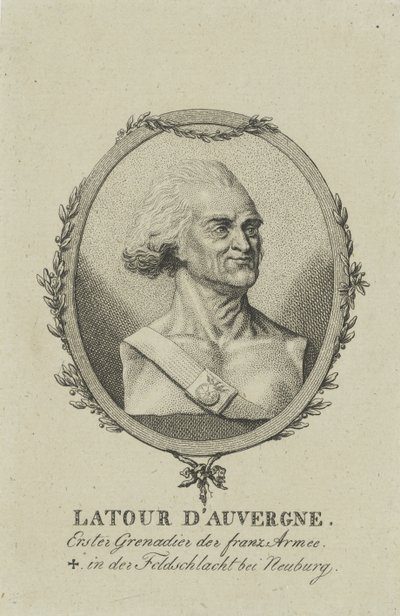 Theophile Corret de La Tour d&39;Auvergne 1743-1800, c. 1800. de Unbekannt