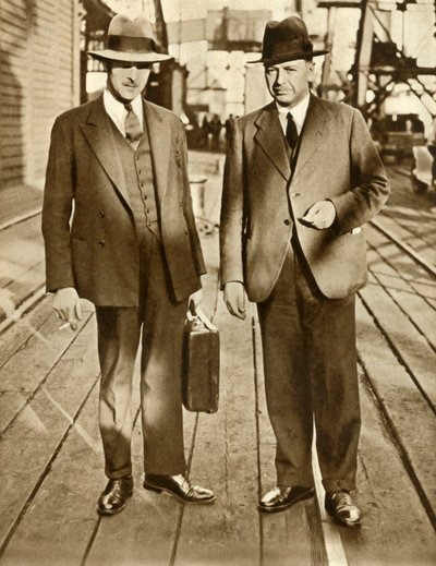 Thornton e MacDonald lançados após o Metro-Vickers Affair, 1933, 1935. de Unbekannt