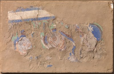 Três Bodhisattvas, ca. 6º-7º século. de Unbekannt