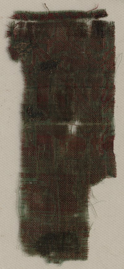Três fragmentos de seda gótica italiana, 1300s. de Unbekannt