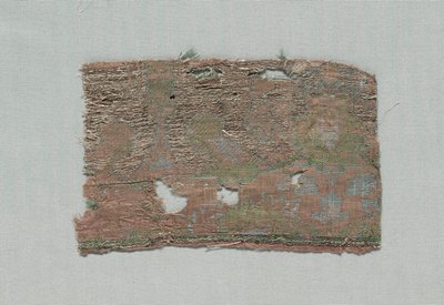 Três fragmentos de seda gótica italiana, 1350-1399. de Unbekannt