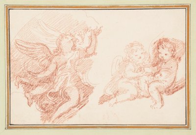 Três putti de Unbekannt