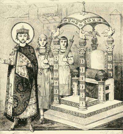 Trono dos imperadores bizantinos, 1890. de Unbekannt