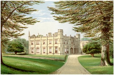 Thrybergh Park, Yorkshire, casa da família Fullerton, c1880 de Unbekannt