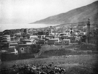 Tiberíades e o lago da Galiléia, 1926 de Unbekannt