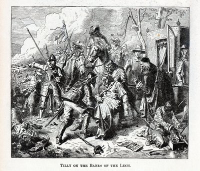 Tilly nas margens do Lech, 1882 de Unbekannt
