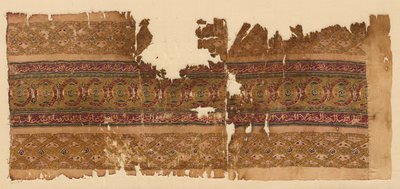 Tiraz com bandas de guilhoché, anos 1100. de Unbekannt