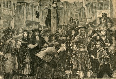 Titus Oates no Pelourinho, 1685, 1897. de Unbekannt