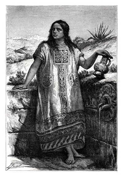 Garota tolteca, México, século XIX de Unbekannt