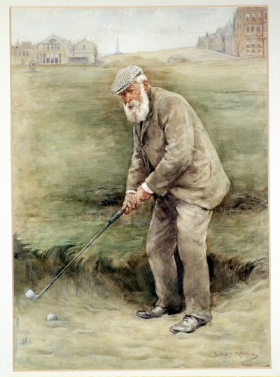 Tom Morris sênior, jogador de golfe britânico, retrato, c1910 de Unbekannt