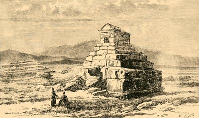 Túmulo de Ciro, 1890. de Unbekannt